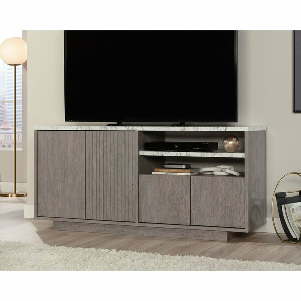 Sauder East Rock Credenza Ao , Accommodates up to a 65 in. TV weighing 70 lbs 431761